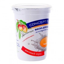Маска Яичный мусс увлажняющая с экстрактом манго Fusion, Concept 450мл
